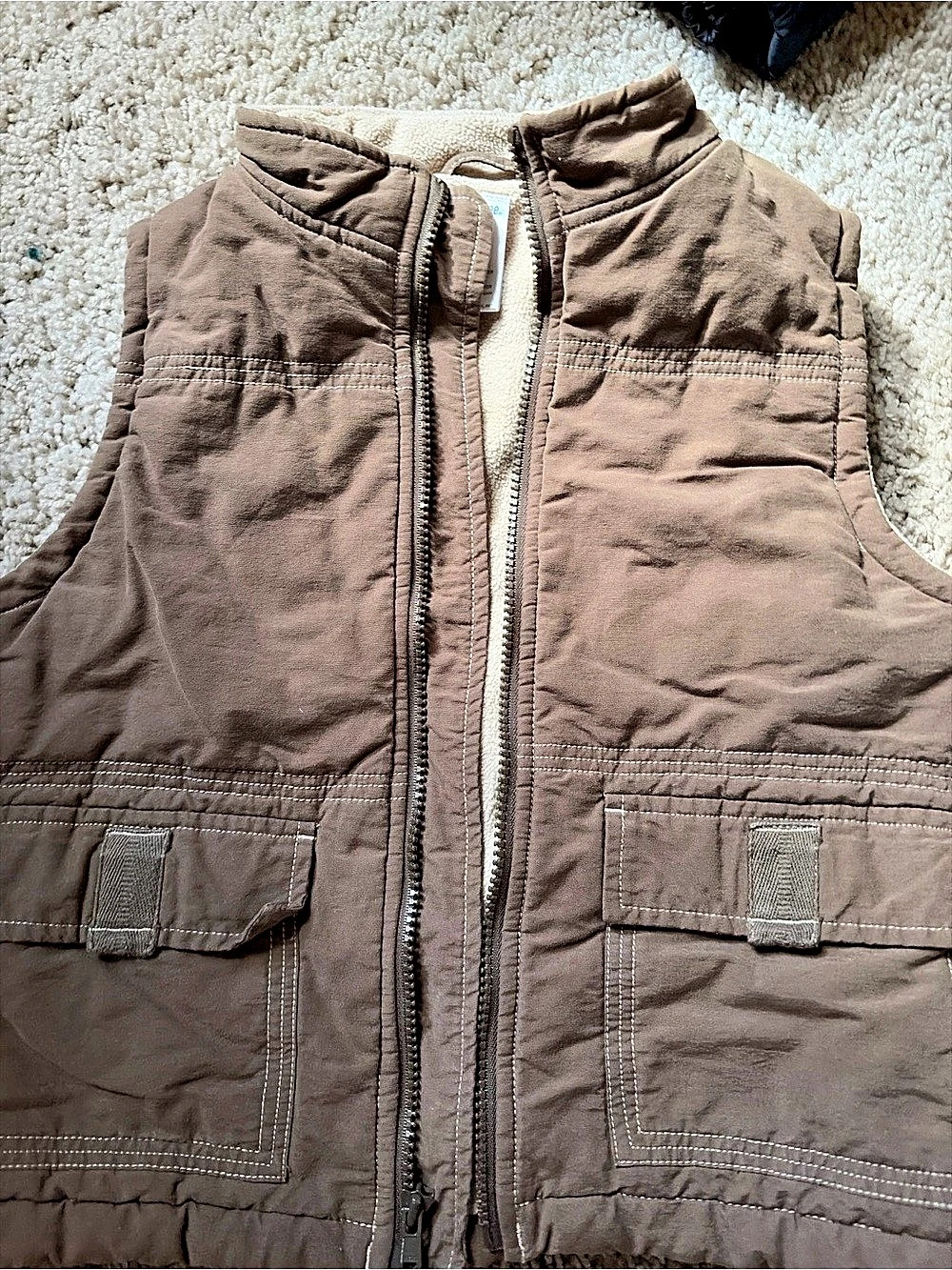Gymboree Brown Utility Vest